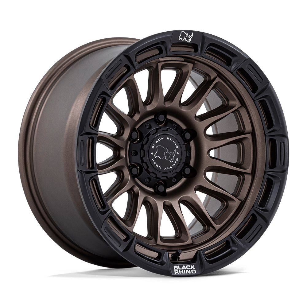 Black Rhino Hard Alloys BR025 Rival 17x8.5 Burnt Bronze w/Matte Black Lip 25mm ET 72.56mm CB 5x114.3