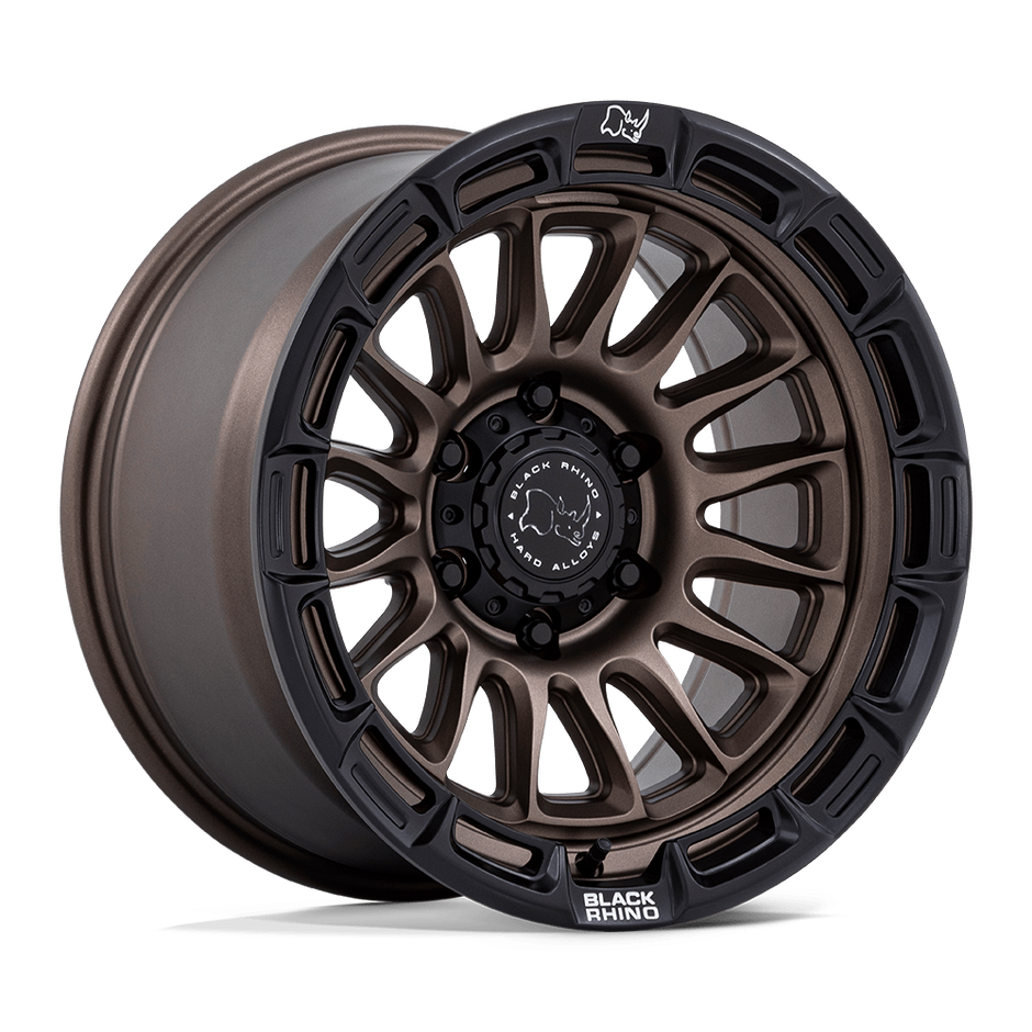 Black Rhino Hard Alloys BR025 Rival 17x8.5 Burnt Bronze w/Matte Black Lip 25mm ET 72.56mm CB 5x114.3