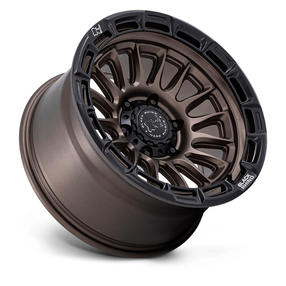 Black Rhino Hard Alloys BR025 Rival 17x8.5 Burnt Bronze w/Matte Black Lip 25mm ET 72.56mm CB 5x114.3