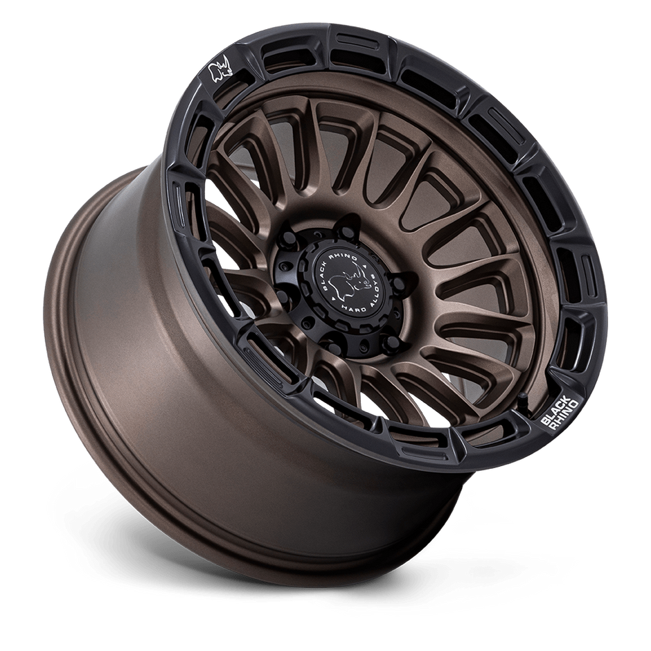 Black Rhino Hard Alloys BR025 Rival 17x8.5 Burnt Bronze w/Matte Black Lip 25mm ET 72.56mm CB 5x114.3
