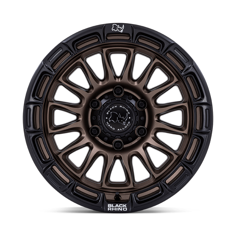 Black Rhino Hard Alloys BR025 Rival 17x8.5 Burnt Bronze w/Matte Black Lip 25mm ET 72.56mm CB 5x114.3