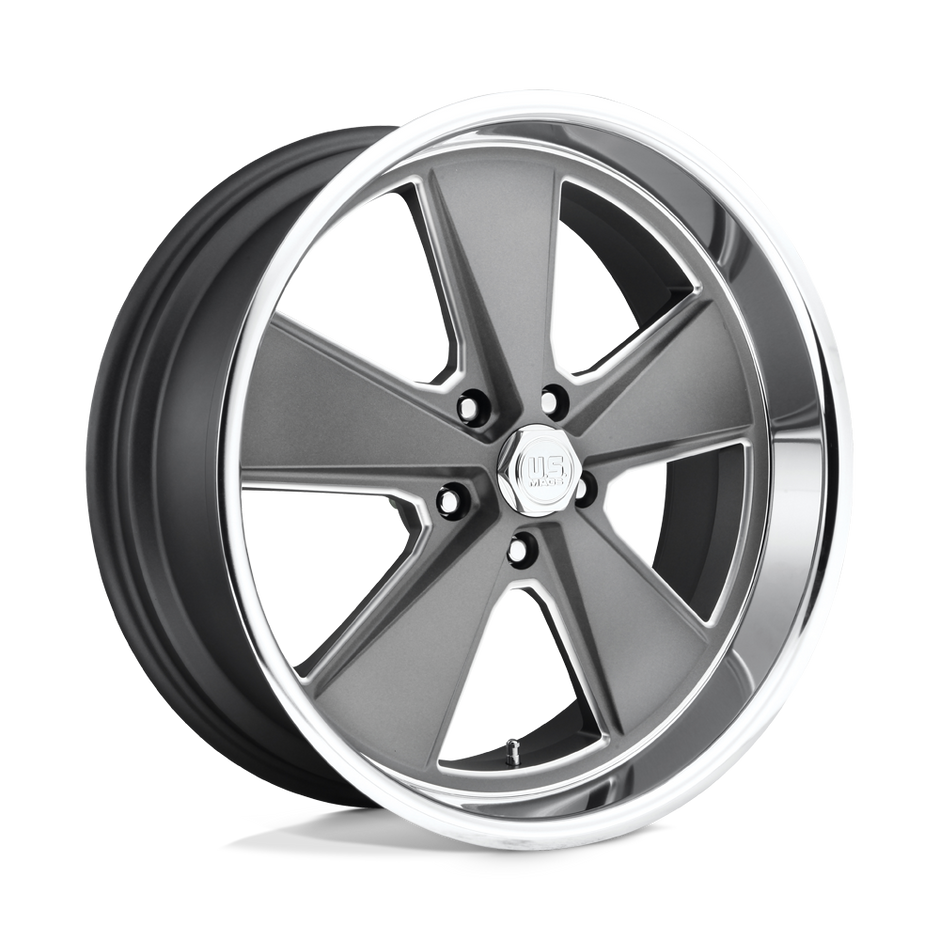 U.S. Mags U120 Roadster 18x8 Matte Gunmetal Machined 1mm ET 72.56mm CB 5x120.65