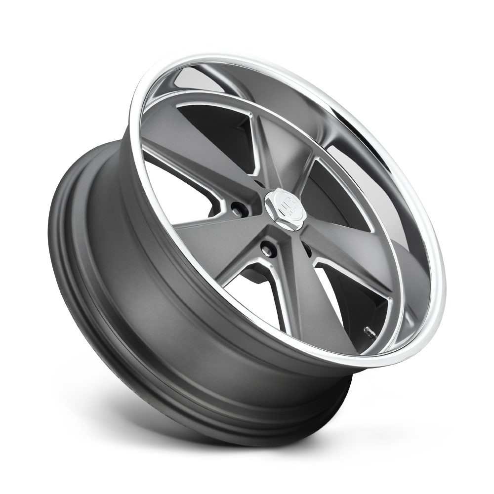 U.S. Mags U120 Roadster 18x8 Matte Gunmetal Machined 1mm ET 72.56mm CB 5x120.65