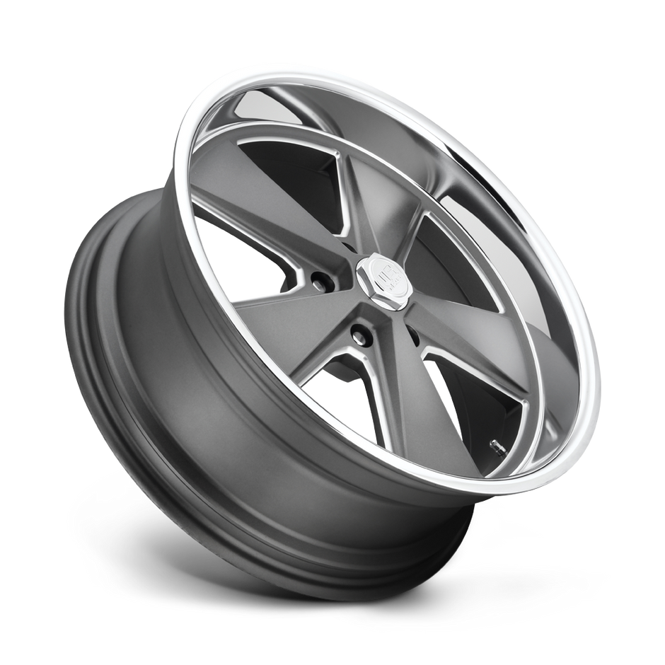 U.S. Mags U120 Roadster 18x8 Matte Gunmetal Machined 1mm ET 72.56mm CB 5x120.65