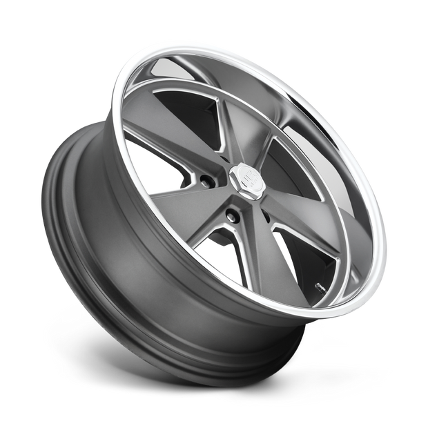 U.S. Mags U120 Roadster 18x8 Matte Gunmetal Machined 1mm ET 72.56mm CB 5x114.3