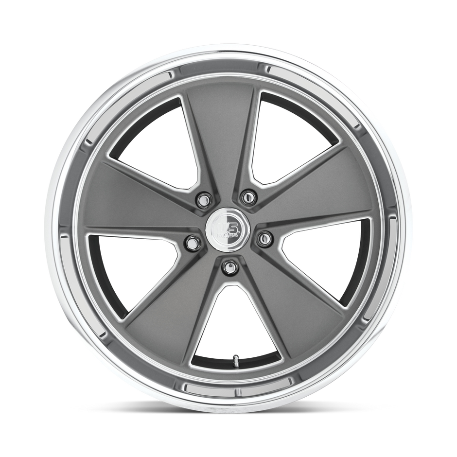 U.S. Mags U120 Roadster 18x8 Matte Gunmetal Machined 1mm ET 72.56mm CB 5x120.65