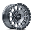 Pro Comp Alloys PA34 Rockwell 17x8.5 Matte Graphite w/Black Lip 0mm ET 71.5mm CB 5x127