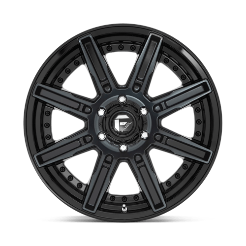 Fuel Wheels D708 Rogue 20x10 Gloss Machined w/Double Dark Tint -18mm ET 125.1mm CB 8x170