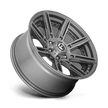 Fuel Wheels D710 Rogue Platinum 20x10 Brushed Gunmetal w/Tinted Clear -18mm ET 124.2mm CB 8x180