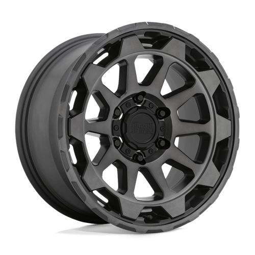 Black Rhino Hard Alloys Rotor 20x9 Matte Gunmetal w/Brushed Face -18mm ET 71.5mm CB 5x127