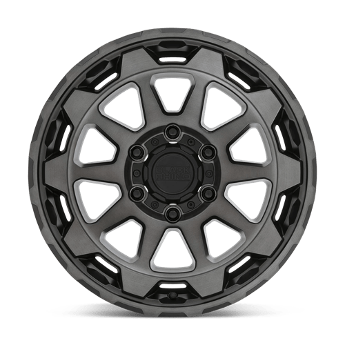 Black Rhino Hard Alloys Rotor 20x9 Matte Gunmetal w/Brushed Face -18mm ET 71.5mm CB 5x127