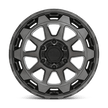 Black Rhino Hard Alloys Rotor 20x9 Matte Gunmetal w/Brushed Face -18mm ET 71.5mm CB 5x127
