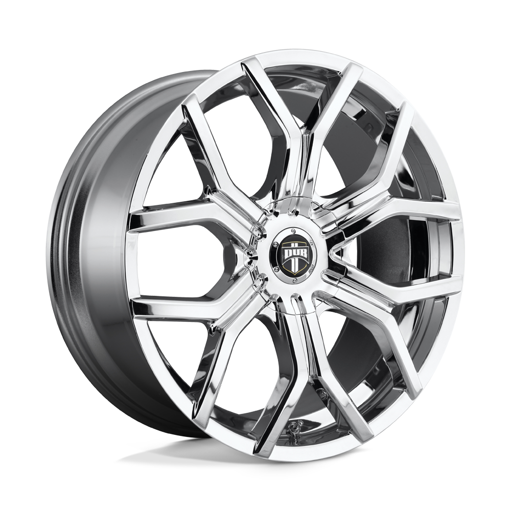 DUB Wheels S207 Royalty 22x9.5 Chrome Plated 10mm ET 72.6mm CB Custom BP