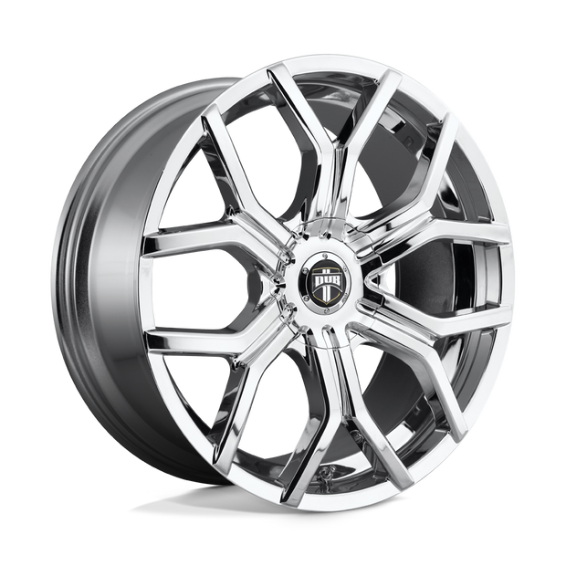 DUB Wheels S207 Royalty 24x9.5 Chrome Plated 30mm ET 87.1mm CB 6x135/6x139.7