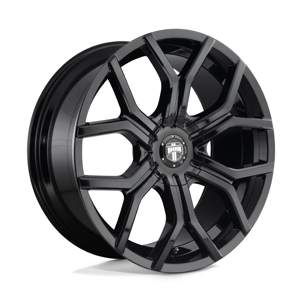 DUB Wheels S208 Royalty 22x9.5 Gloss Black 30mm ET 87.1mm CB 6x135/6x139.7