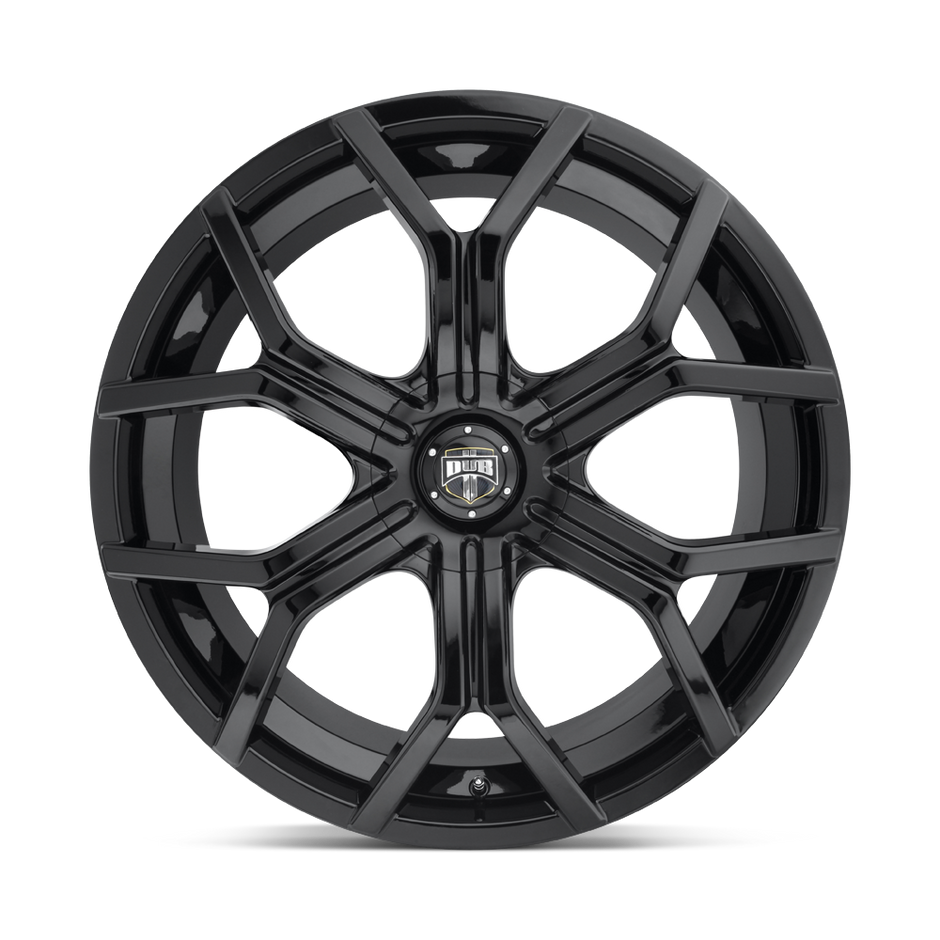 DUB Wheels S208 Royalty 22x9.5 Gloss Black 30mm ET 87.1mm CB 6x135/6x139.7