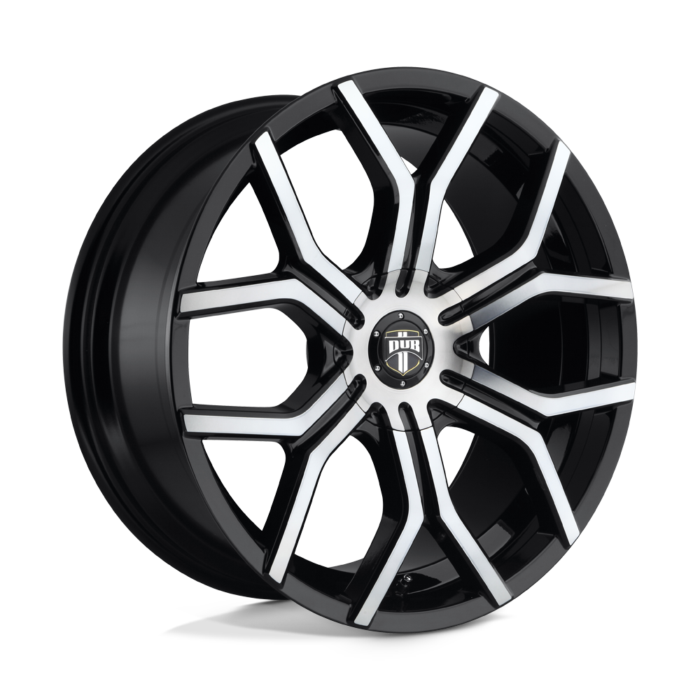 DUB Wheels S209 Royalty 22x9.5 Gloss Black Machined w/Double Dark Tint 30mm ET 74.5mm CB 6x120/6x132
