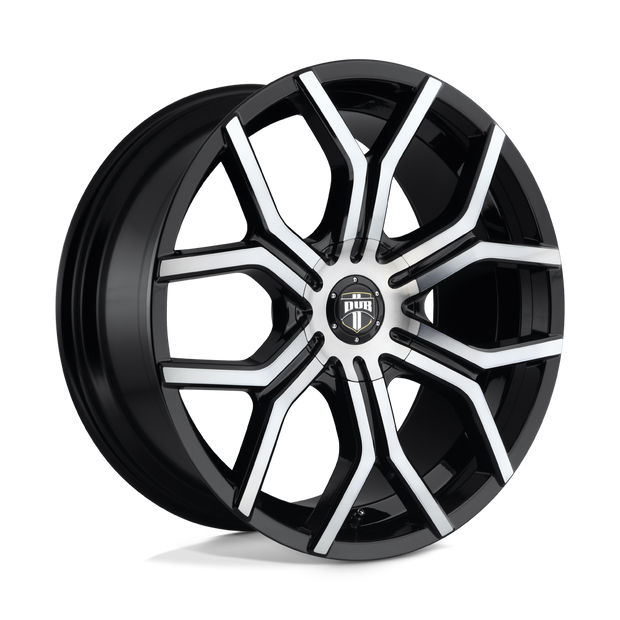 DUB Wheels S209 Royalty 24x9.5 Gloss Black Machined w/Double Dark Tint 30mm ET 87.1mm CB 6x135/6x139.7