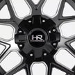 Hardrock Offroad Rugged 22x10 Gloss Black Milled -25mm ET 106.1mm CB 6x135/6x139.7 wheel