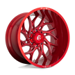 Fuel Wheels D742 Runner 20x10 Candy Red Milled -18mm ET 87.1mm CB 6x135