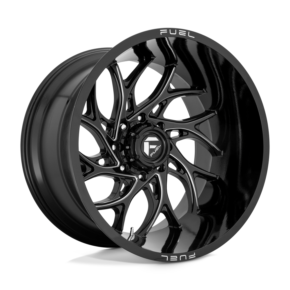 Fuel Wheels D741 Runner 20x10 Gloss Black Milled -18mm ET 125.1mm CB 8x170