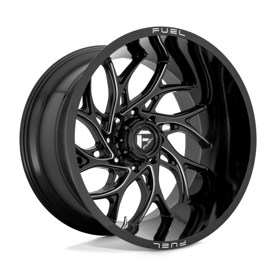 Fuel Wheels D741 Runner 20x10 Gloss Black Milled -18mm ET 125.1mm CB 8x170