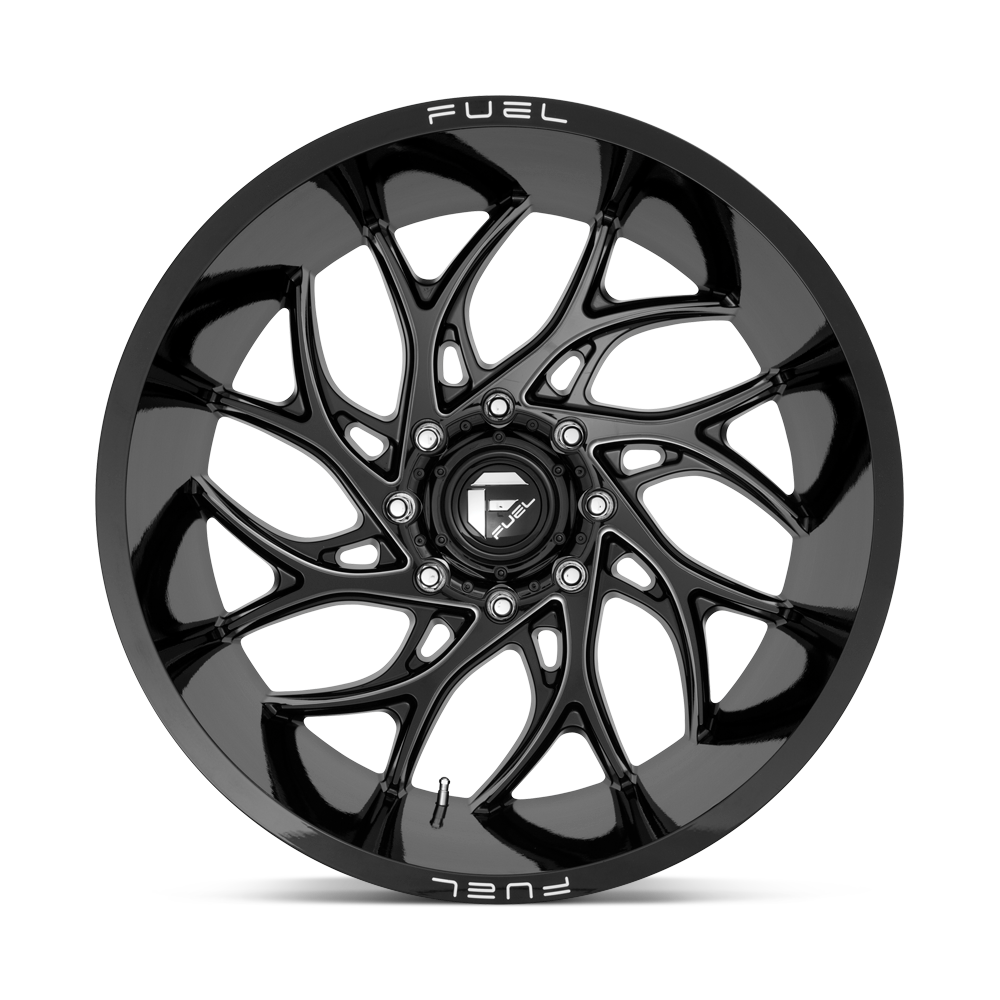 Fuel Wheels D741 Runner 20x10 Gloss Black Milled -18mm ET 125.1mm CB 8x170