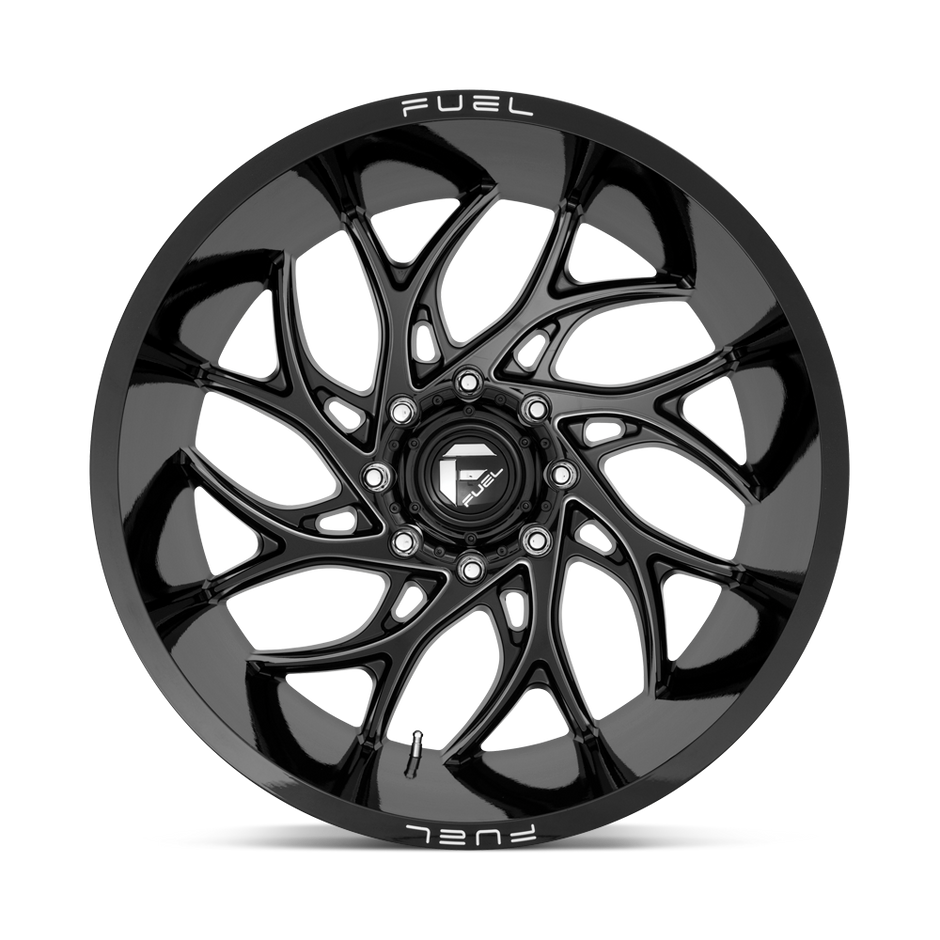 Fuel Wheels D741 Runner 20x10 Gloss Black Milled -18mm ET 125.1mm CB 8x170