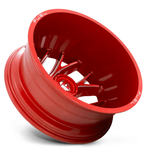 Fuel Wheels D742 Runner Dually-Rear Outer 20x8.25 Candy Red Milled -240mm ET 121.5mm CB 8x165.1