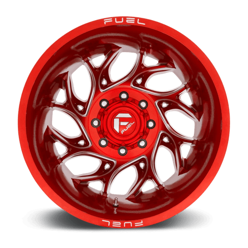 Fuel Wheels D742 Runner Dually-Rear Outer 20x8.25 Candy Red Milled -240mm ET 121.5mm CB 8x165.1