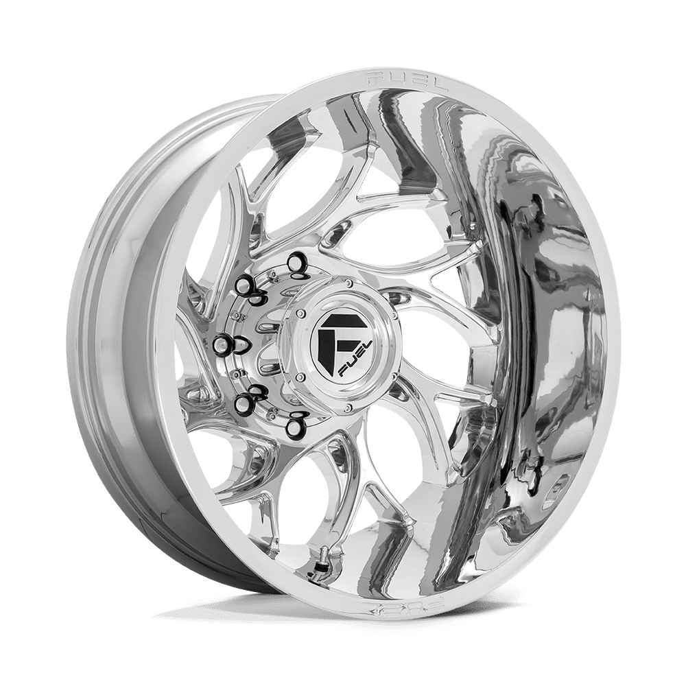 Fuel Wheels D740 Runner Dually-Rear Outer 22x8.25 Chrome -240mm ET 121.5mm CB 8x165.1