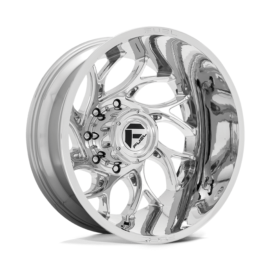 Fuel Wheels D740 Runner Dually-Rear Outer 22x8.25 Chrome -240mm ET 121.5mm CB 8x165.1
