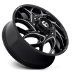 Fuel Wheels D741 Runner Dually 20x8.25 Gloss Black Milled 105mm ET 154.3mm CB 8x210