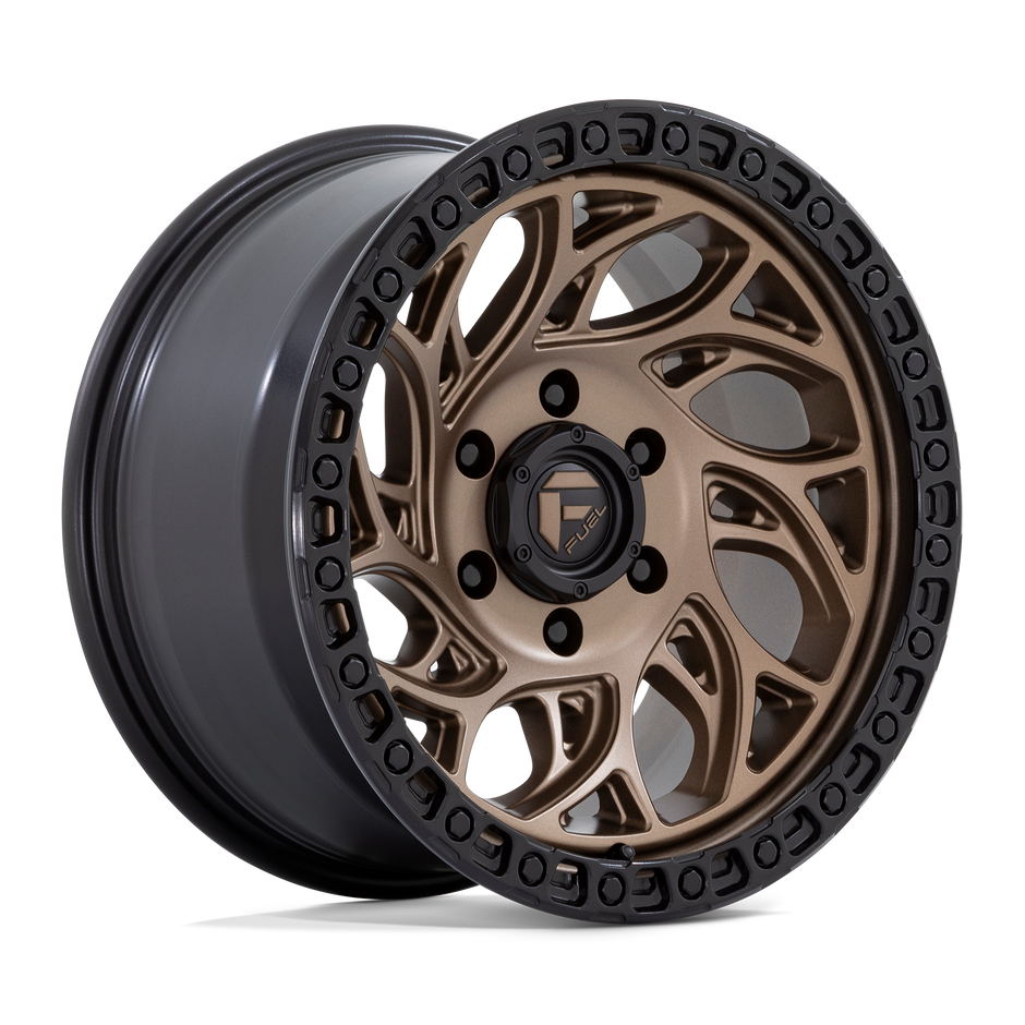 Fuel Wheels D841 Runner OR 15x10 Bronze w/Black Ring -43mm ET 72.56mm CB 5x114.3