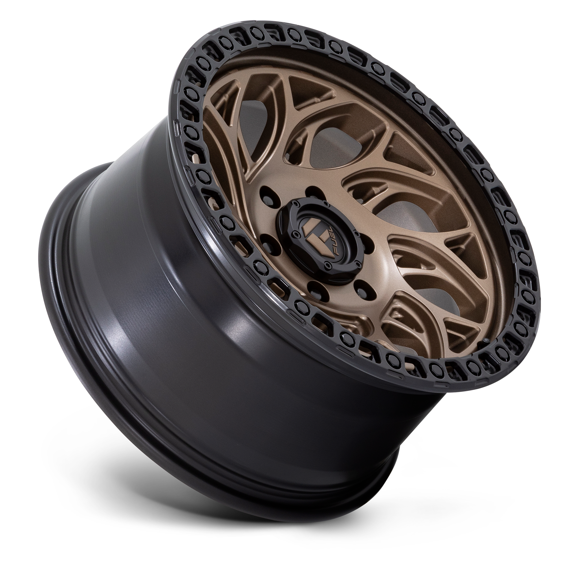 Fuel Wheels D841 Runner OR 15x10 Bronze w/Black Ring -43mm ET 72.56mm CB 5x114.3