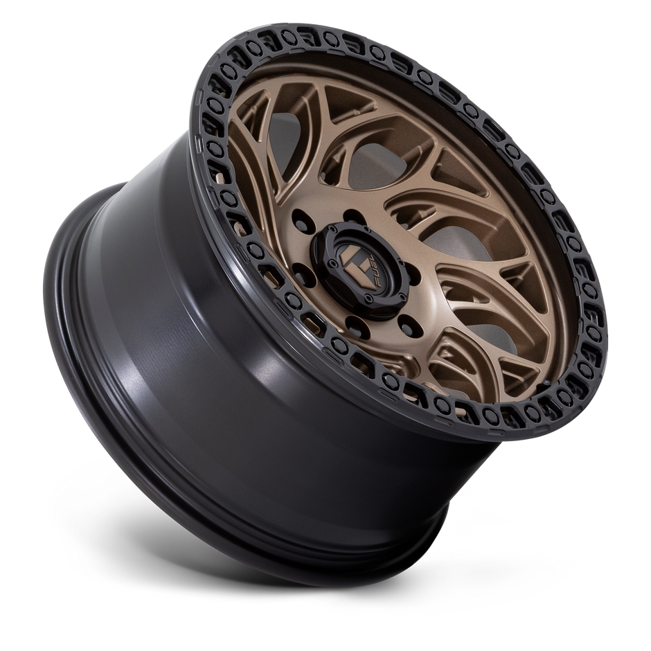 Fuel Wheels D841 Runner OR 15x10 Bronze w/Black Ring -43mm ET 72.56mm CB 5x114.3