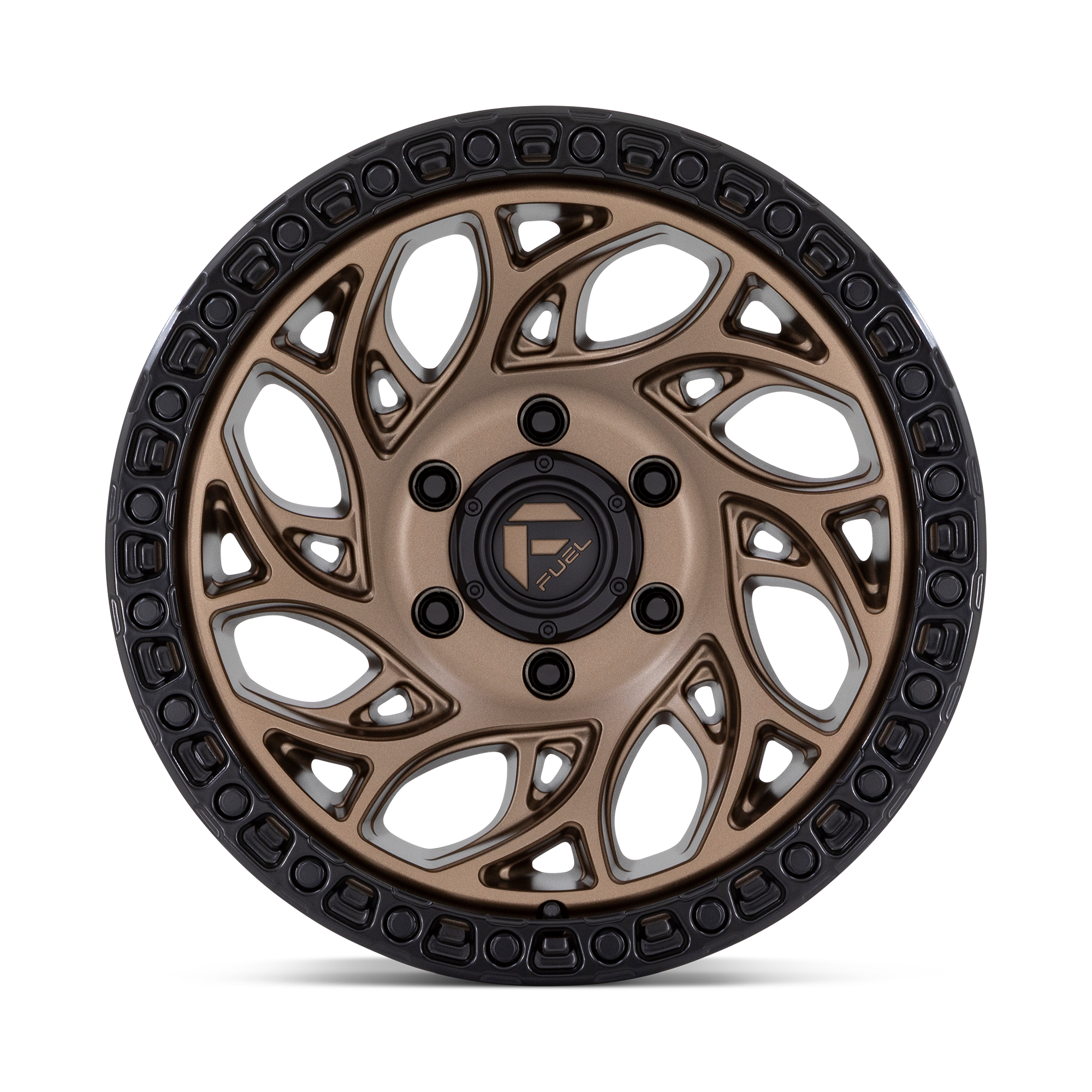Fuel Wheels D841 Runner OR 15x10 Bronze w/Black Ring -43mm ET 72.56mm CB 5x114.3
