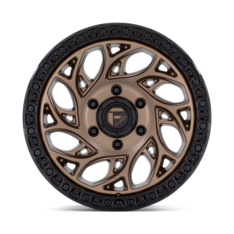 Fuel Wheels D841 Runner OR 15x10 Bronze w/Black Ring -43mm ET 72.56mm CB 5x114.3