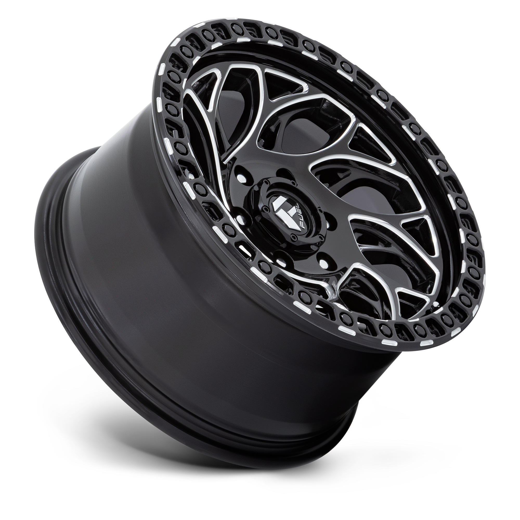 Fuel Wheels D840 Runner OR 15x10 Gloss Black Milled -43mm ET 72.56mm CB 5x114.3