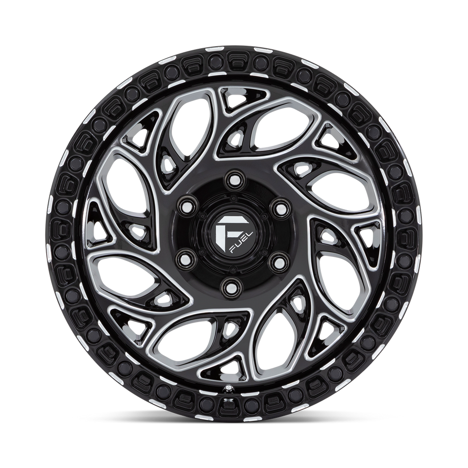 Fuel Wheels D840 Runner OR 15x10 Gloss Black Milled -43mm ET 72.56mm CB 5x114.3