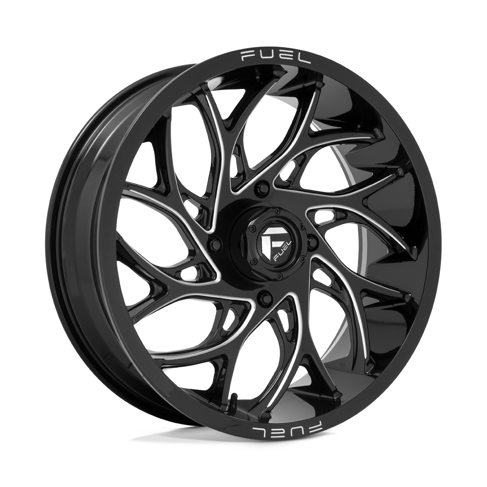 Fuel Wheels D741 Runner UTV 15x10 Gloss Black Milled 0mm ET 132mm CB 4x156