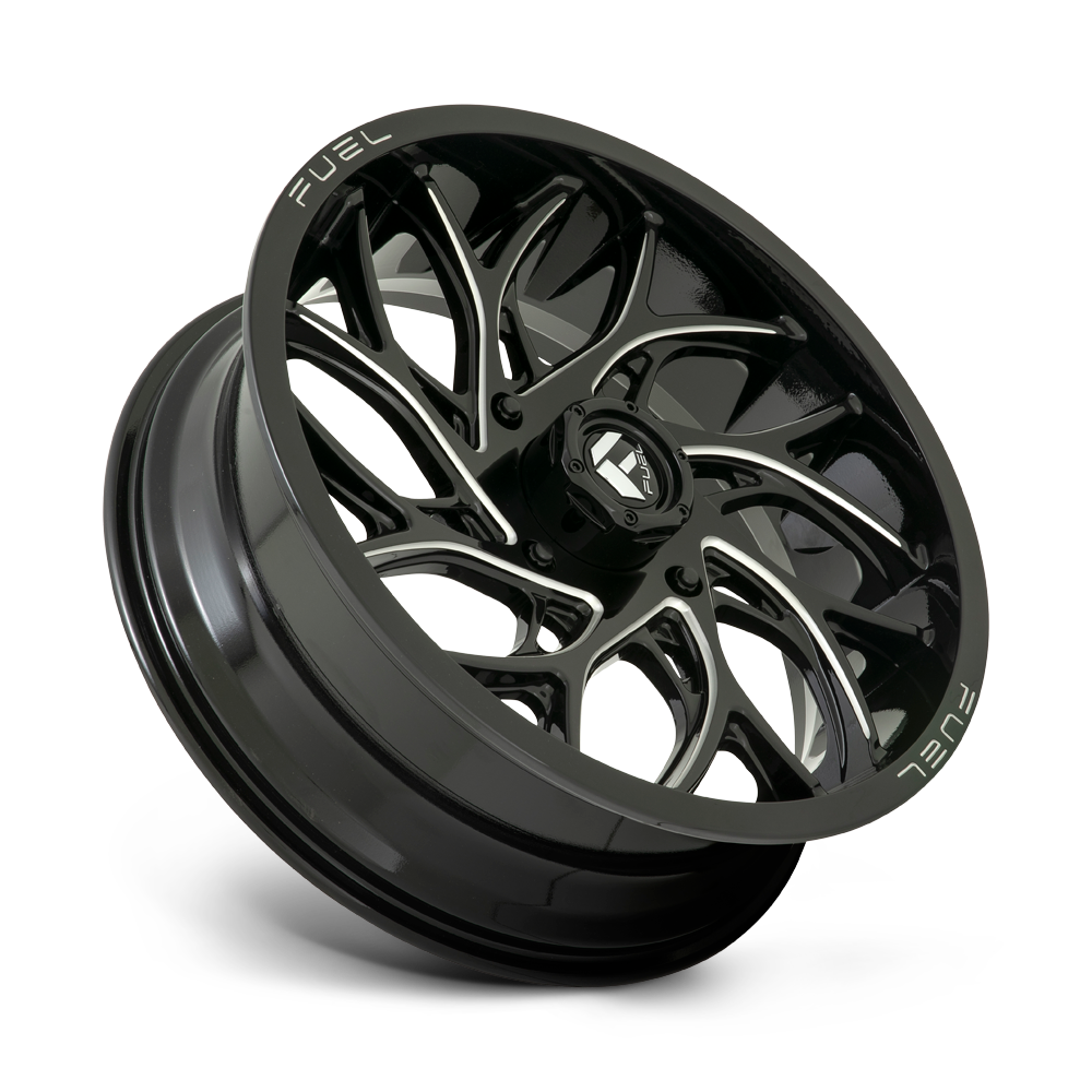 Fuel Wheels D741 Runner UTV 15x10 Gloss Black Milled 0mm ET 132mm CB 4x156