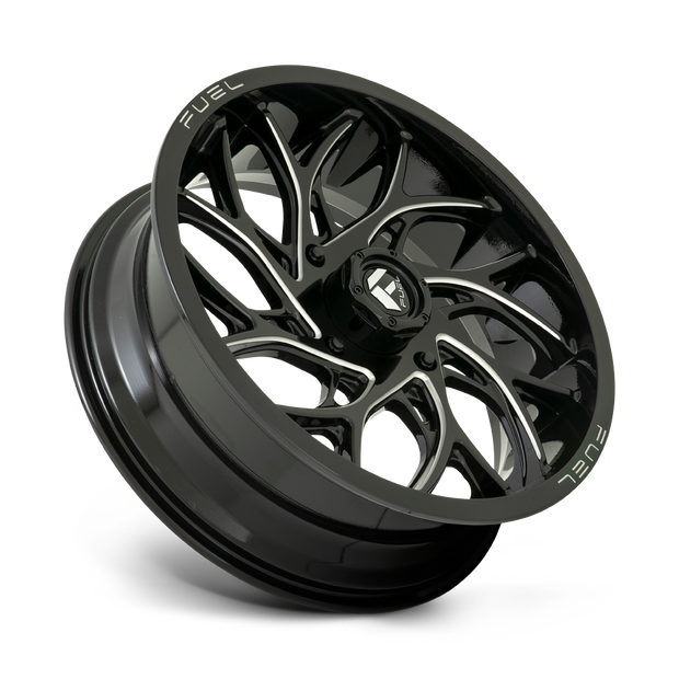 Fuel Wheels D741 Runner UTV 15x10 Gloss Black Milled 0mm ET 132mm CB 4x156