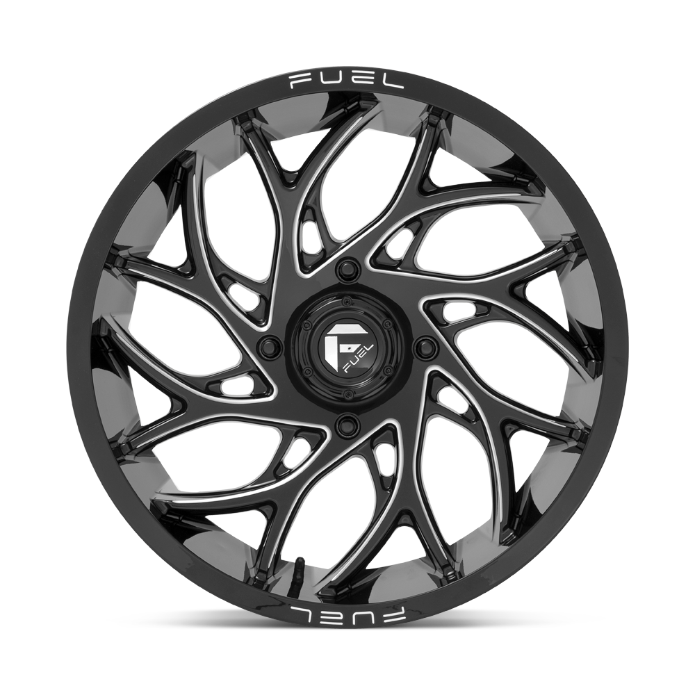 Fuel Wheels D741 Runner UTV 15x10 Gloss Black Milled 0mm ET 132mm CB 4x156