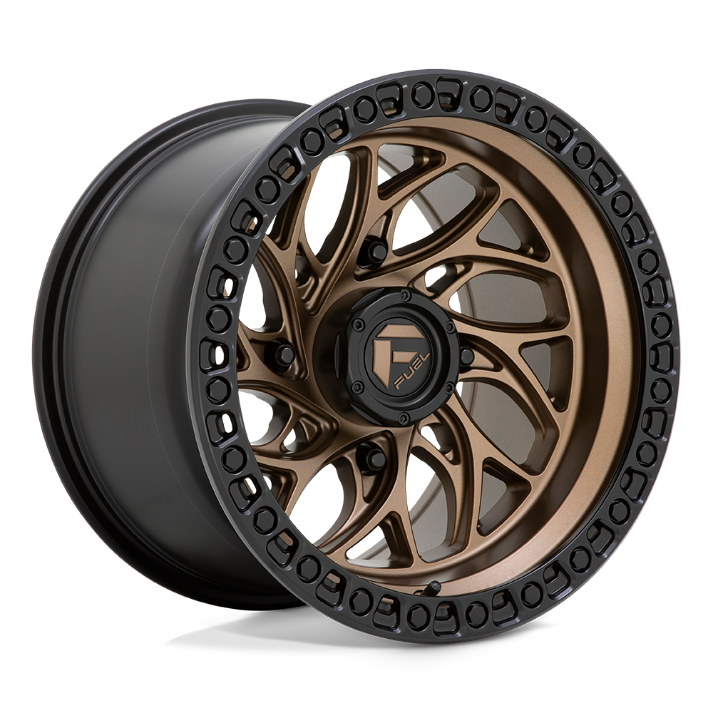 Fuel Wheels D777 Runner UTV 15x10 Bronze W/Black Ring 0mm ET 132mm CB 4x156