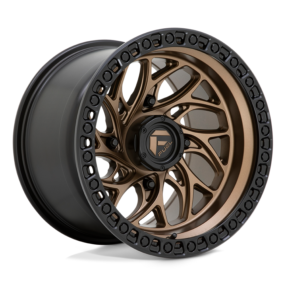 Fuel Wheels D777 Runner UTV 15x10 Bronze W/Black Ring 0mm ET 132mm CB 4x156