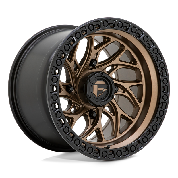 Fuel Wheels D777 Runner UTV 15x10 Bronze W/Black Ring 0mm ET 132mm CB 4x156