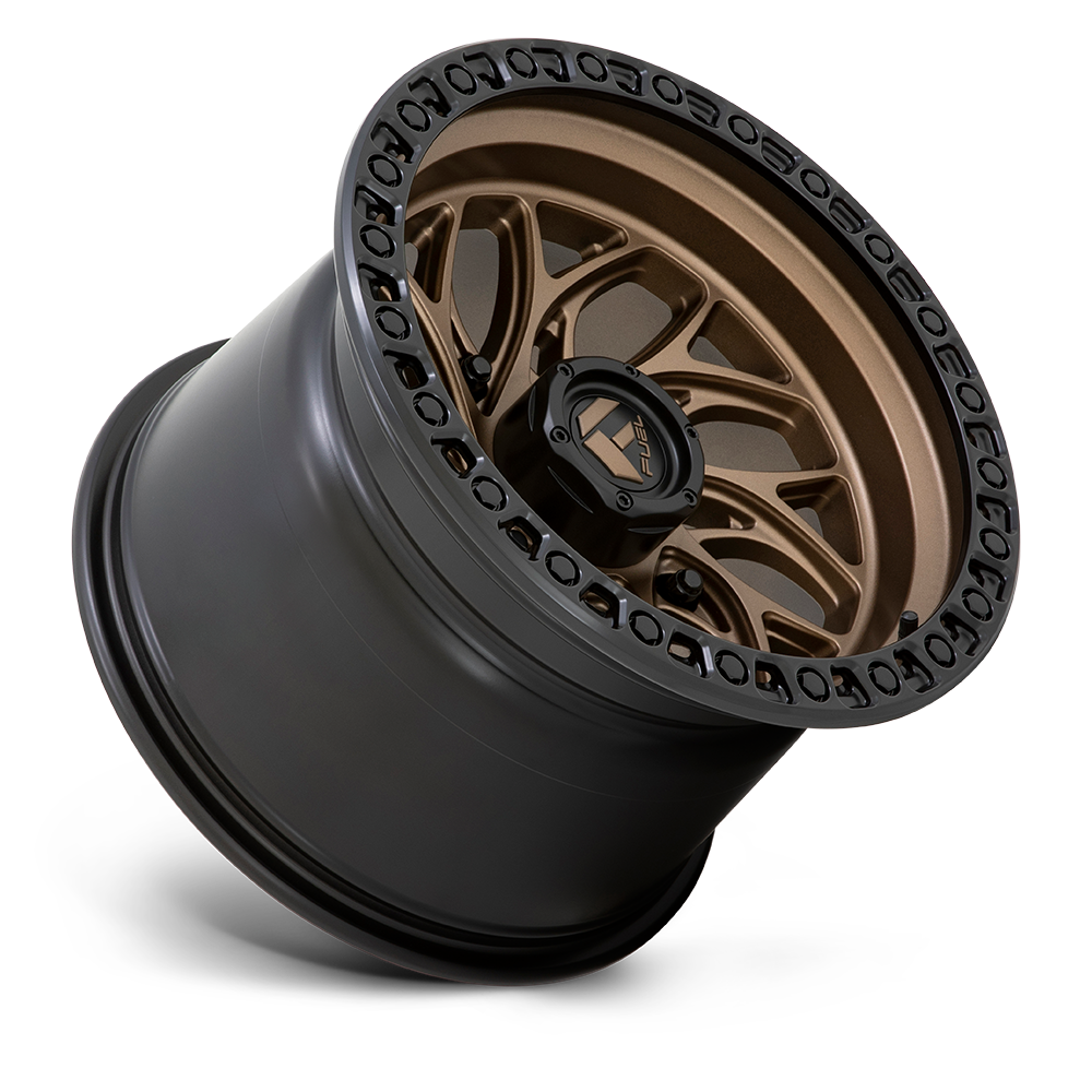Fuel Wheels D777 Runner UTV 15x10 Bronze W/Black Ring 0mm ET 132mm CB 4x156