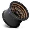 Fuel Wheels D777 Runner UTV 15x10 Bronze W/Black Ring 0mm ET 132mm CB 4x156