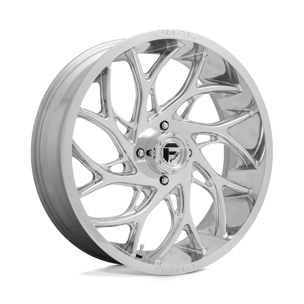 Fuel Wheels D204 Runner UTV 20x7 Polished 13mm ET 132mm CB 4x156